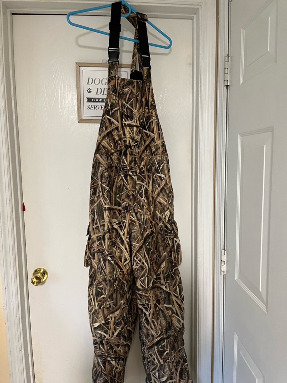 Realtree-Style Camouflage Bib Overalls - Brown/Green